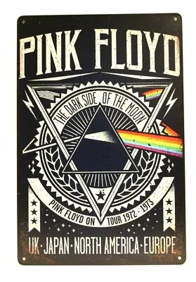$8.97 • Buy Pink Floyd Dark Side Of The Moon Concert Tour Tin Poster Metal Sign XZ