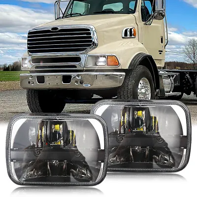 2PC For Sterling Commercial Truck LT9500 7x6  5X7 LED Headlights Projector Lamps • $85.99