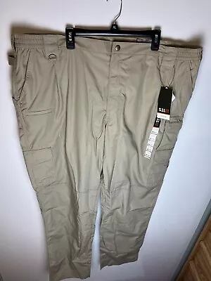 5.11 Tactical Taclite Pro Ripstop Pants Size 50 Unhemmed Tdu Khaki 74273L READ • $39.99