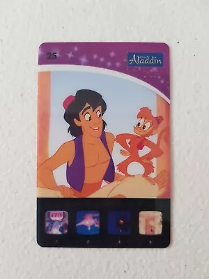 Woolworths Disney Movie Stars 2016 Collector Card - #25 Aladdin • $1.90