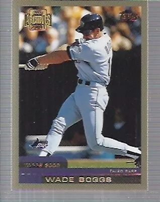 2001 Topps Archives Tampa Bay Devil Rays Baseball Card #424 Wade Boggs 00 • $1.49