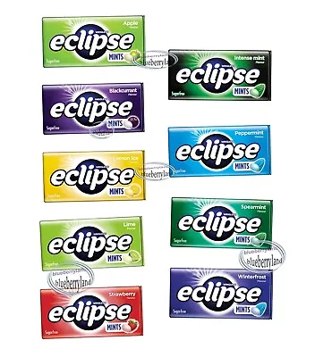 Eclipse Mints Breath Freshner Candy Spearmint / Intense Mint / Blackcurrant Lime • $15.97