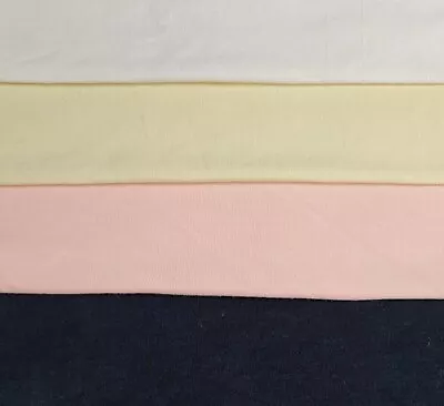 Cotton Jersey Fabric Soft Touch 4 Way Stretch 62  Wide • £0.99
