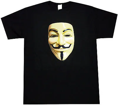 $19.99 • Buy Official V For Vendetta Photo Real Vendetta Mask T-shirt -Thriller Action Movie