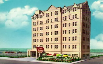 Abbey Motor Hotel Atlantic City New Jersey Postcard • $1.40