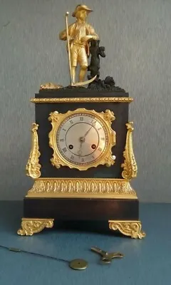 £850 • Buy  french Empire Ormolu And Bronze Mantel Clock 1810