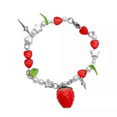 Chain Bracelet Trendy Heart Bracelet Wrist Jewelry Alloy Material For Daily Wear • £6.49