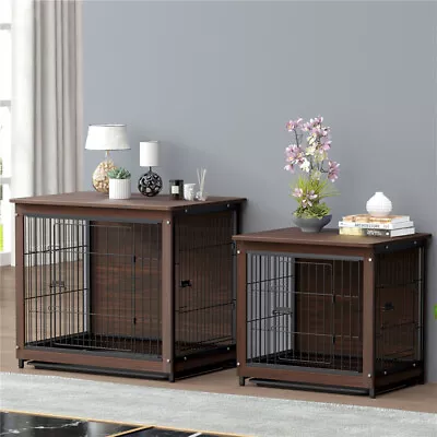 Extra Large Dog Crate Furniture Wooden Dog Crates Kennel For Small/Medium/Large • $139.95