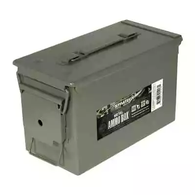 50 Cal Metal Ammo Can 1-Pack Military Steel Box Shotgun Rifle Gun Ammo Storage • $46