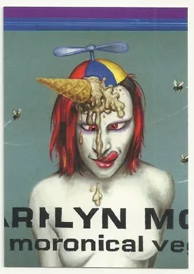 2001 SILLY CDs  - MARILYN MORON - PUZZLE PIECE #3B - PARODY OF MARILYN MANSON • $1.48