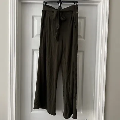 Matilda Jane Olive Green Wide Belted Leg Pants Women’s Size M • $17.99