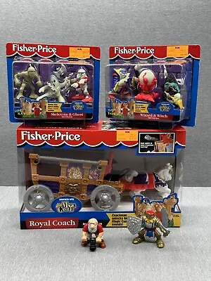 Fisher Price Great Adventures Magic Castle Royal Coach With Figures • $130