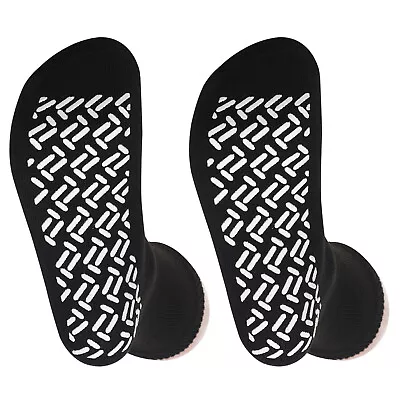 1 Pairs Non Skid Hospital Yoga Pilates Grip Slipper Socks Men's Or Women XXL • $8.99