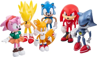 $21.29 • Buy Sonic The Hedgehog Action Figures Cake Toppers, Cake Toppers, Decorations Or Toy