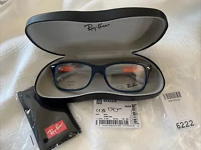 Ray-Ban RX 5228 5547 Blue Eyeglasses Demo Lens 55/17/140 Rayban Men Women NEW • $50