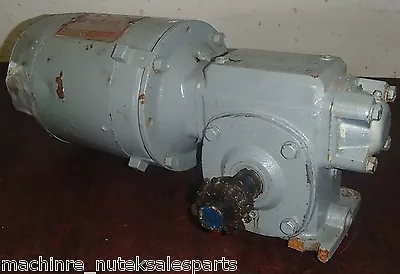 DELCO York 3 Phase AC Motor/Gear Reducer 2J7624C2 _ 1/2 HP _ Frame: 56C  • $295