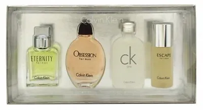 Calvin Klein Miniature Gift Set 15ml Eternity EDT + 15ml Obsession EDT + 15ml CK • £39.81