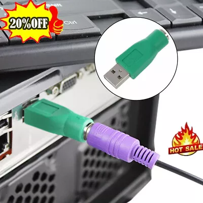 $1.34 • Buy PS/2 Female To USB Male Converter Connector Adapter Keyboard For PC Access HOTS