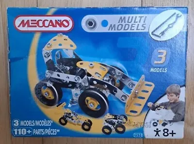 Meccano Multi Models 3 Models In One Box  No- 2520 Brand New & Sealed See Pics • £10