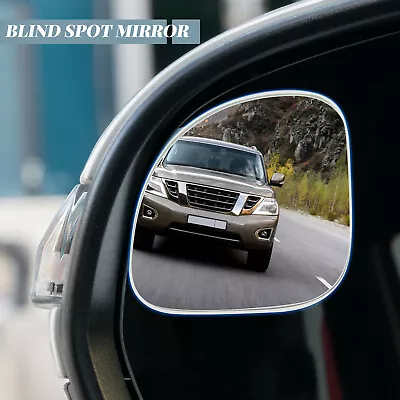 2x Blind Spot Mirrors Round HD Glass Convex 360° Side Rear View Mirror For Cars • $7.43