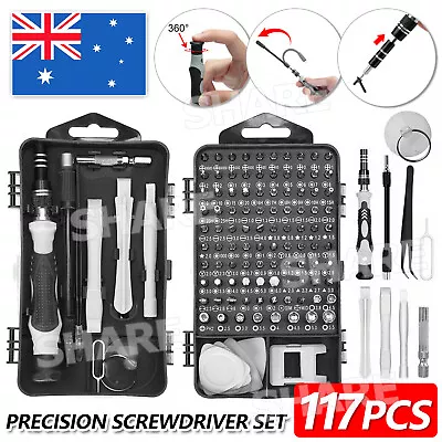 $16.95 • Buy 117 IN 1 Precision Screwdriver Set Torx Computer PC Phone Watch Repair Tool Kit