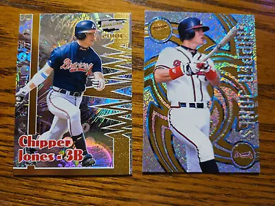 Chipper Jones - 2000 Pacific Revolution No.15 + 1998 Revolution No.13 - Braves • $3.99