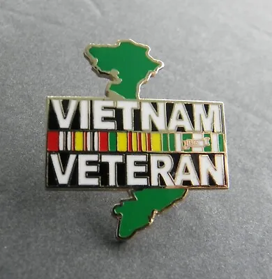 VIETNAM WAR MAP VET VETERAN SOME GAVE ALL LAPEL HAT PIN BADGE 1 X 1.1 INCHES • $5.74