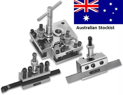 T51 Quick Change Toolpost QCTP Boxford Warco Lathe 5 Pcs Set Fits AUD  BUD T 51 • $279.95