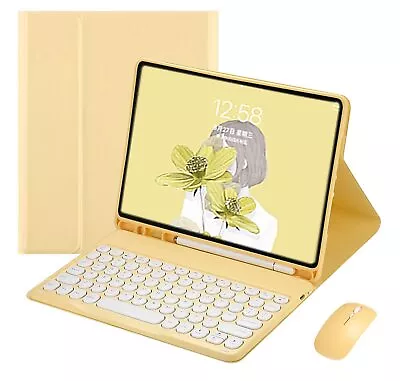 Case For IPad Mini 6 2021 Color Keyboard Mouse Cute Round Key With Pencil Holder • $75.30