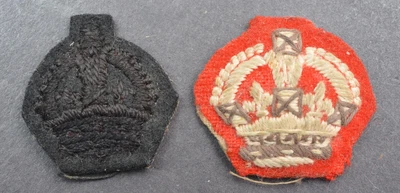 £9.99 • Buy WW2 Era ~ Kings Crown K/C ~ Major  ~ Rank Insignia Patches ~
