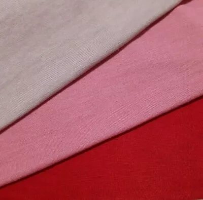 £4.72 • Buy Knit Jersey Fabric 4 Way Stretch Thin Sweater Sold By The Metre