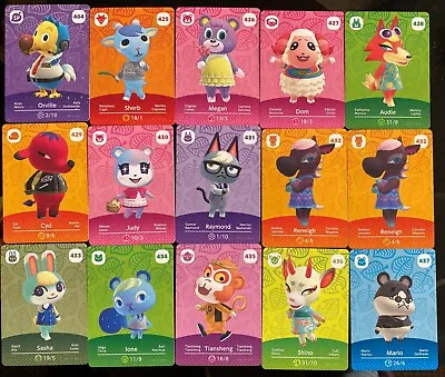 Nintendo Switch Animal Crossing New Horizons All Series Amiibo Collector Cards • $3