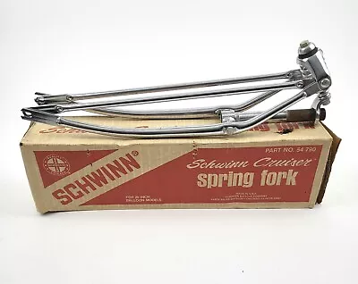Vintage Schwinn Cruiser Springer Fork. For 26  Balloon Models. Chrome • $959