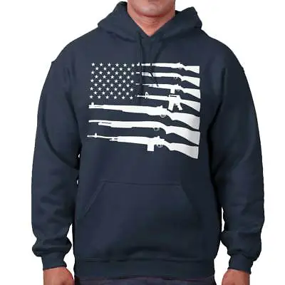 United States Of America Flag 2nd Amendment Hoodie Hooded Sweatshirt Men Women • $34.99