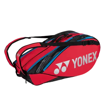 Yonex Pro 6 Pack Racquet Bag (Scarlett Red) • $109.99