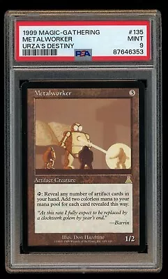 ***PSA 9 Metalworker*** MTG Urza's Destiny Magic Kid Icarus • $39