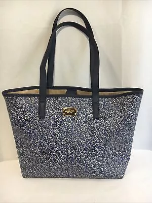 Michael Kors Ditzy Floral Tote Navy Blue • $55