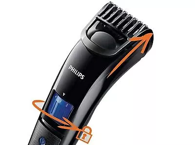 Philips Rechargeable Cordless Beard Hair Trimmer Skin Friendly Blade Protection • $52.29