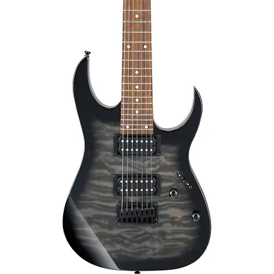 Ibanez GRG7221QA 7-String Electric Guitar Transparent Black Sunburst • $279.99