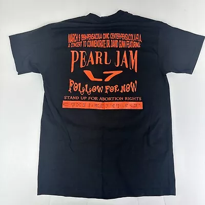 Vintage March 9th 1994 Pearl Jam And L7 Rock For Choice Shirt Single Stitch • $149.99