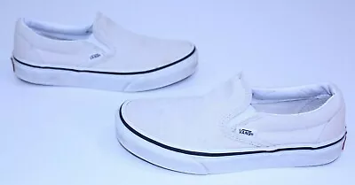 Vans Off The Wall White Men 4.5 Woman 6 Unisex Tennis Shoes Sneakers Casual   • $35.99