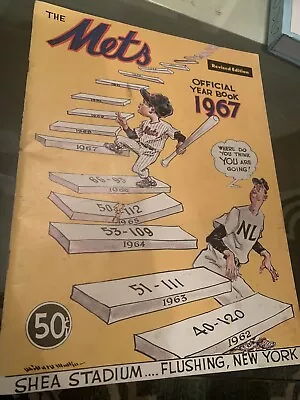 1967 New York METS Official Yearbook -Revised Edition Very Good Condition • $75