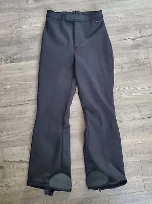 Vintage Roffe Womens Snow Pants Black Size 6 Long Ski Ladies  • $35