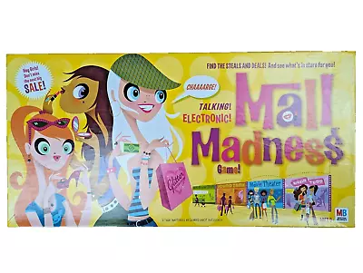 Vintage 2004 Electronic Mall Madness Game Talking Milton Bradley - 100% Complete • $49.99