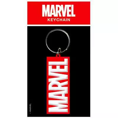 Marvel RK38461 The Marvel Logo Licensed Rubber Keychain-Keyring • £2.95