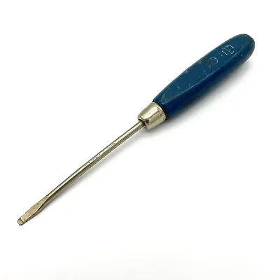 BLUE WOOD HANDLE SCREDRIVER VANADIUM SPEZIAL Ca 180 Mm LONG OLDTIMER TOOL BOX VW • $149