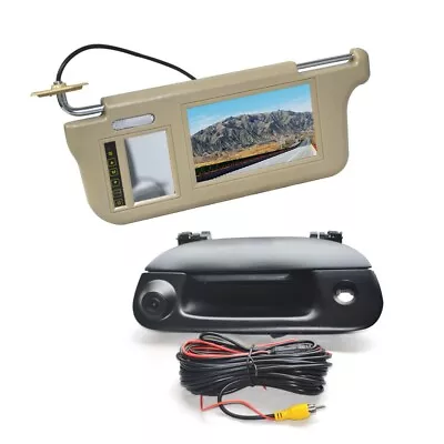 Sun Visor Rear View Mirror Monitor & Reversing Camera For Ford F150 (1997-2004) • $199