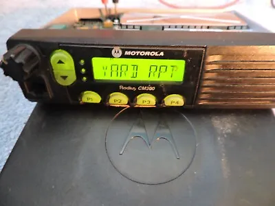 Motorola Radius CM300 VHF 146-174 MHz 25 Watt Mobile Radio AAM50KNF9AA1AN • $110