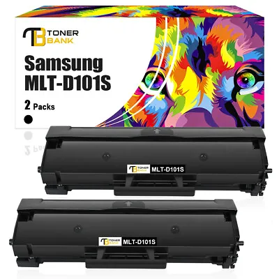 2PK Black MLT-D101S Toner Compatible With Samsung ML-2165W SCX-3405W SCX-3400FW • $26.88