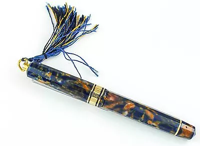 Omas Vintage Celluloid Dama Saffron Fountain Pen - C.1997 - Medium Nib  • $1300